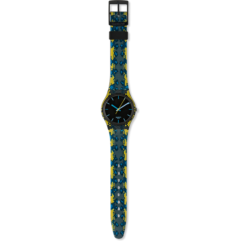 Relógio Swatch Standard Gents GB254 Snaky Blue