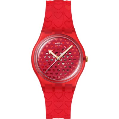 Relógio Swatch Originals Medium (34mm) SO28Z122 Love in scarlet