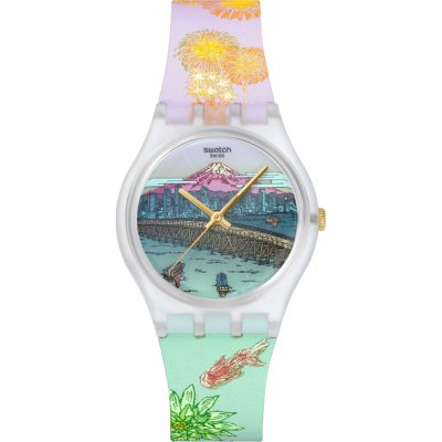 Relógio Swatch Originals Medium (34mm) SO28Z137 Destination Japan - Bridge to the past