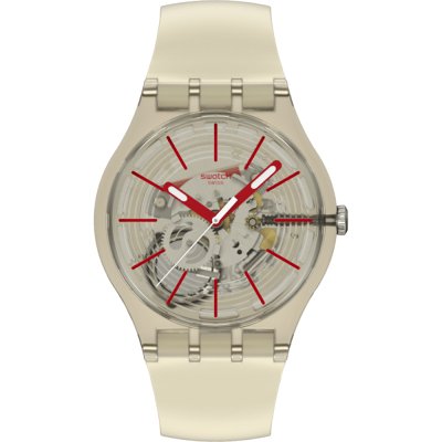 Relógio Swatch Originals Large (41mm) SO29K119 Revealed in the sans