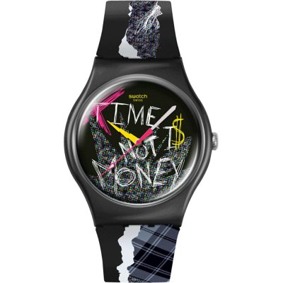 Relógio Swatch Originals Large (41mm) SO32B122 Blank Check