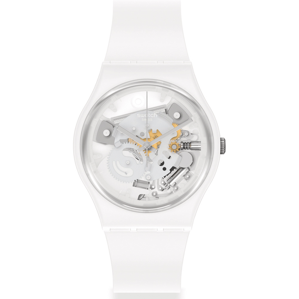 Relógio Swatch Standard Gents SO31W102 Spot Time White