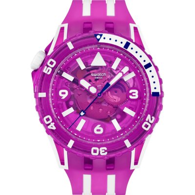 Relógio Swatch Scubaqua SSCU09P100 Flower Hat
