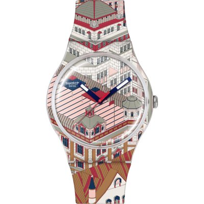 Relógio Swatch Originals Large (41mm) SUOZ371 Bund-Astic