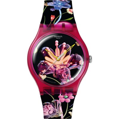 Relógio Swatch Originals Large (41mm) SUOZ373 Digi-Blossoming
