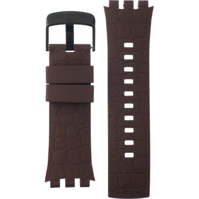 Bracelete Swatch Plastic - Touch Digi SU/SV ASURB113 SURB113 Brown Tip
