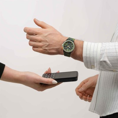 Relógio Swatch New Chrono Plastic SUSB109-6000 Midday camo Pay!