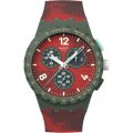 Relógio Swatch New Chrono Plastic SUSG410 Crimsonfoliage