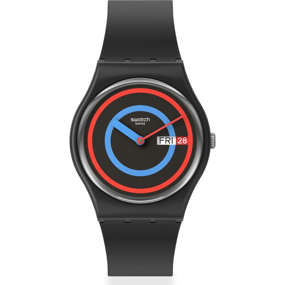 Relógio Swatch Standard Gents SO28B706 Circling Black
