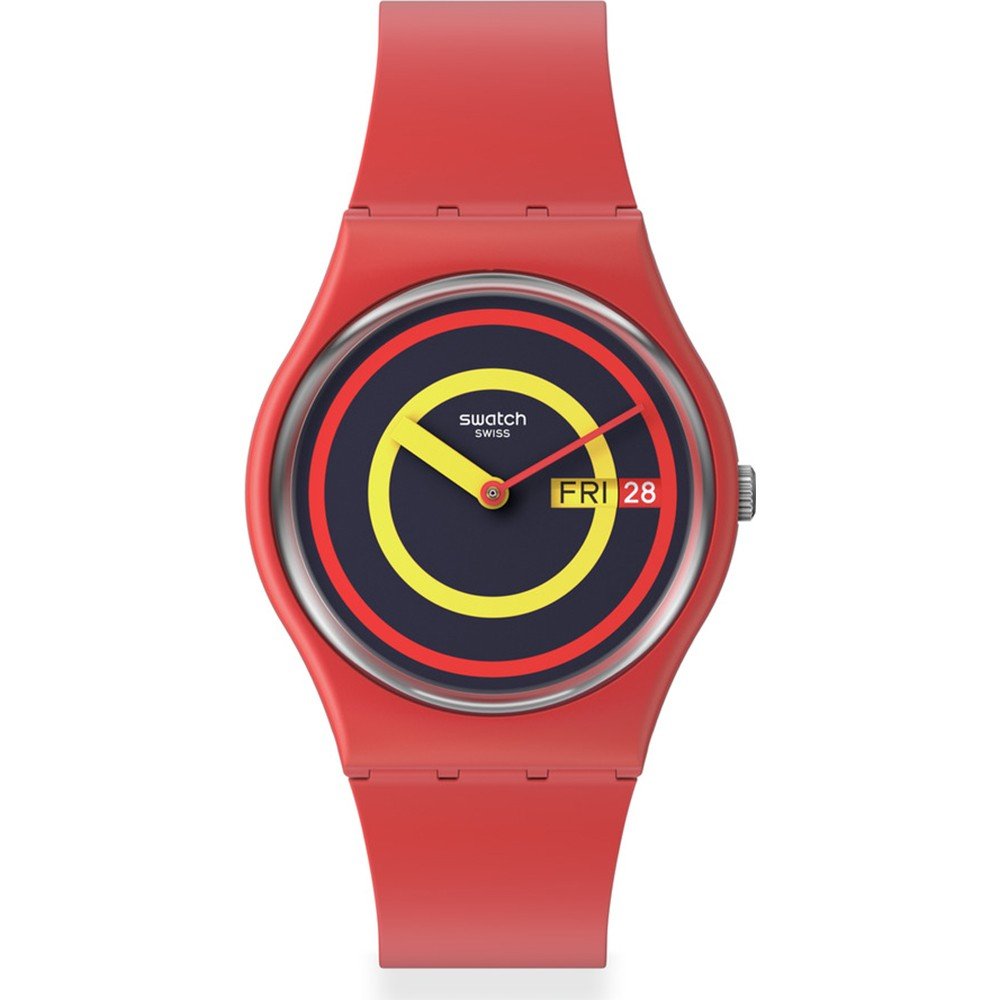 Relógio Swatch Standard Gents SO28R702 Concentric Red