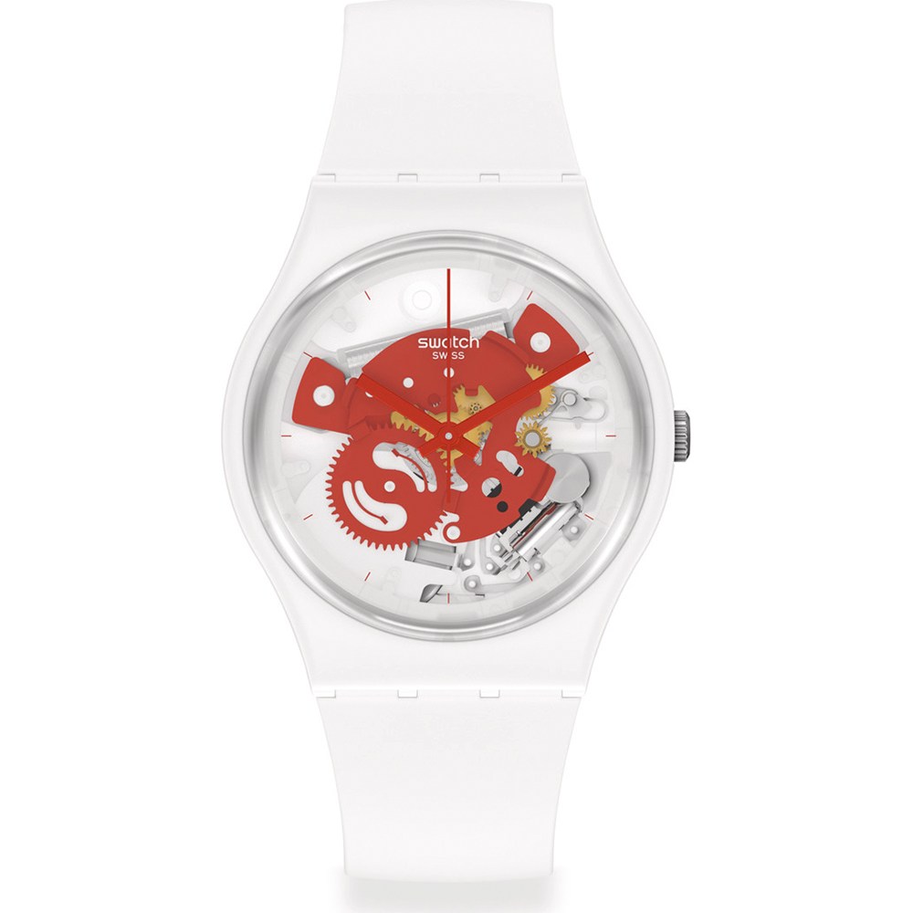 Relógio Swatch Standard Gents SO31W104 Time to red small