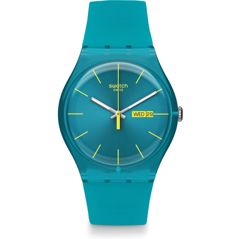 Relógio Swatch NewGent SUOL700 Turquoise Rebel