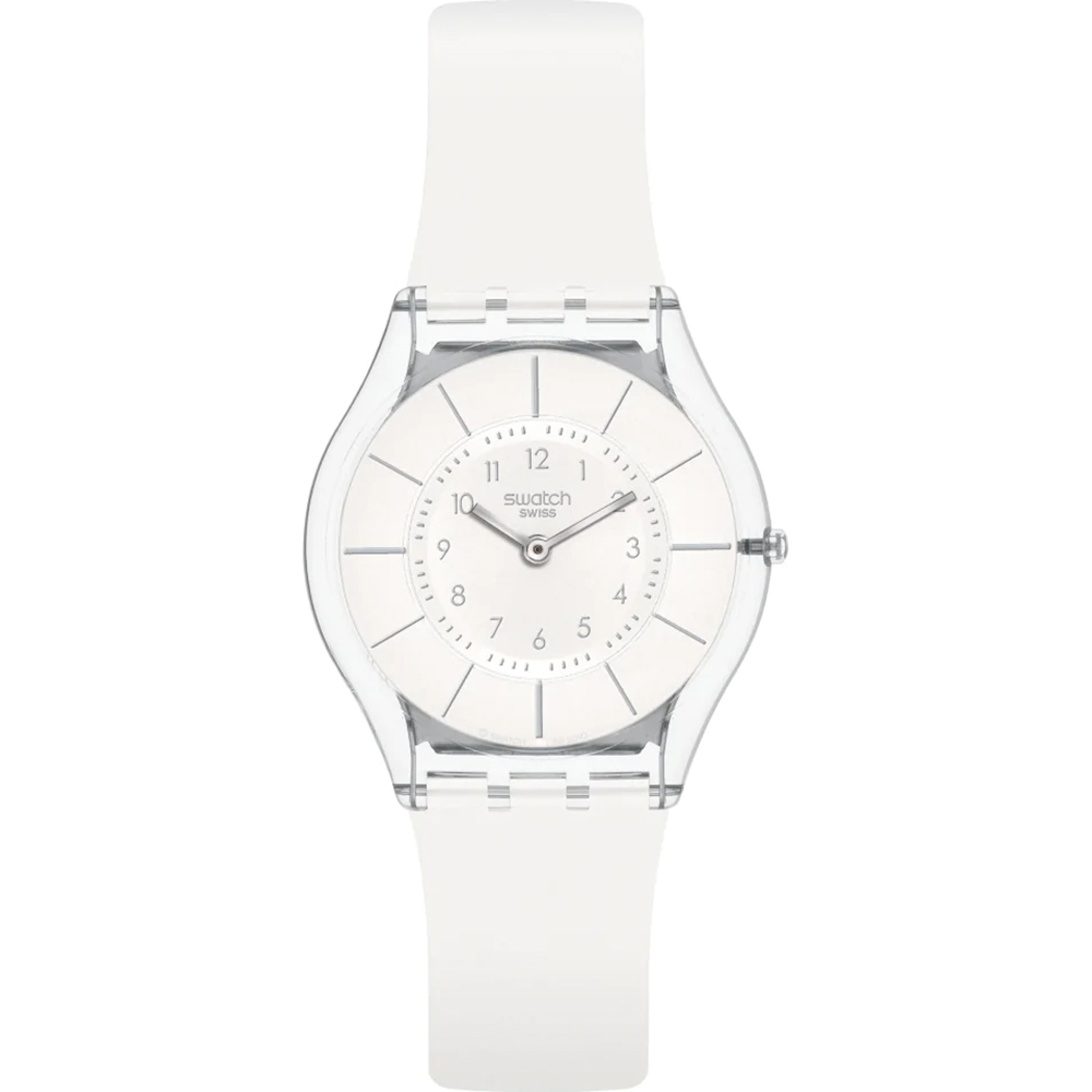 Relógio Swatch Skin SS08K102-S14 White Classiness