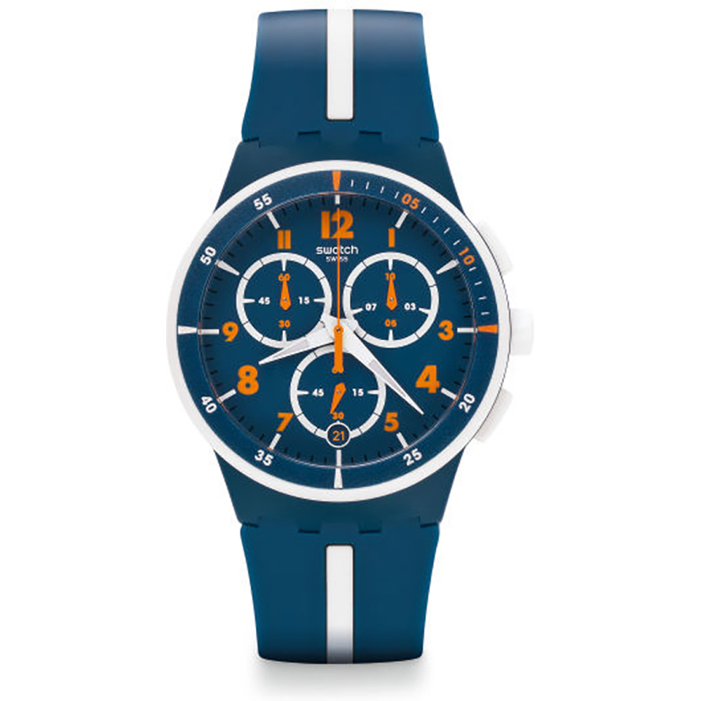 Relógio Swatch New Chrono Plastic SUSN403 Whitespeed