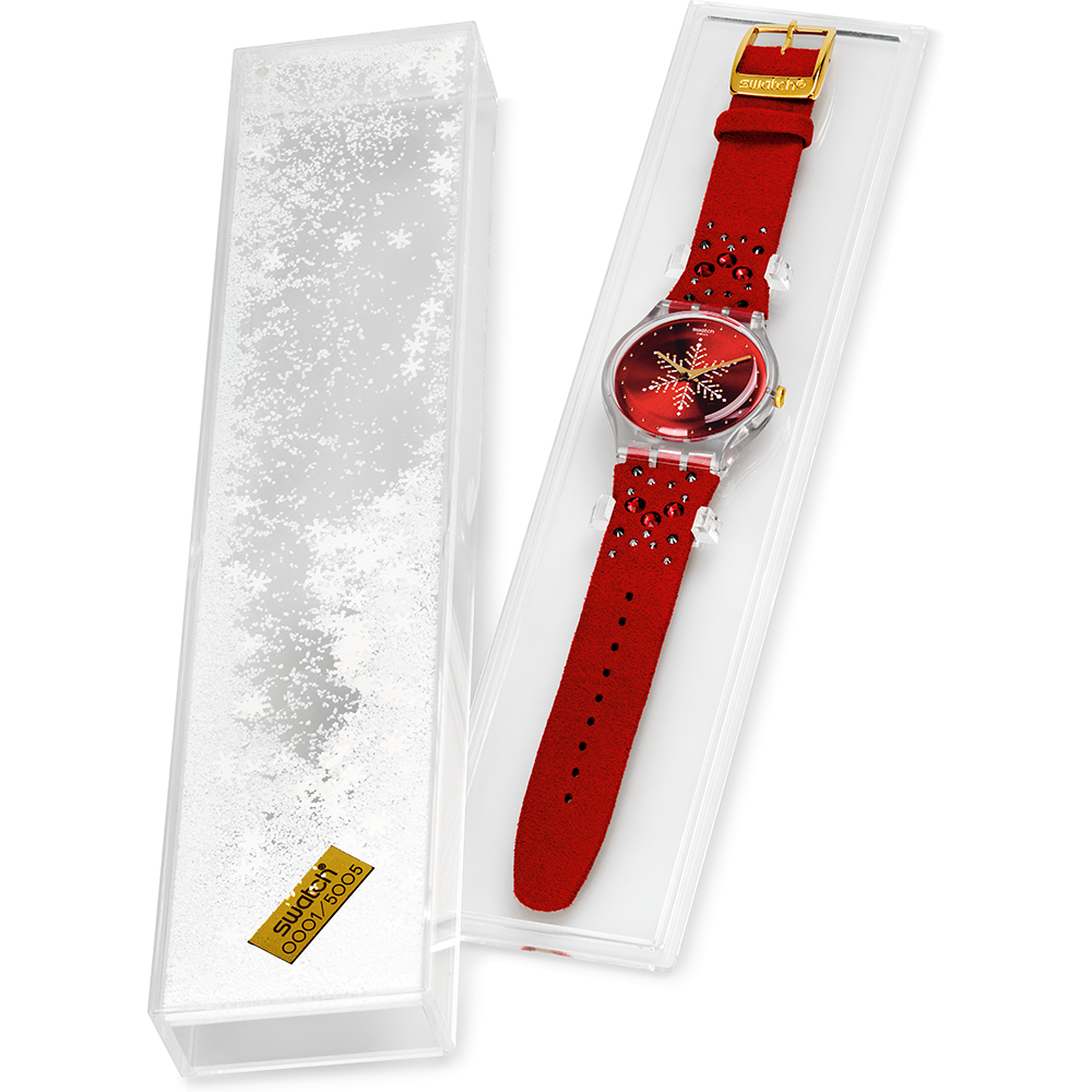 Relógio Swatch NewGent SUOZ287S Shinebright Xmas Season Special Limited Edition