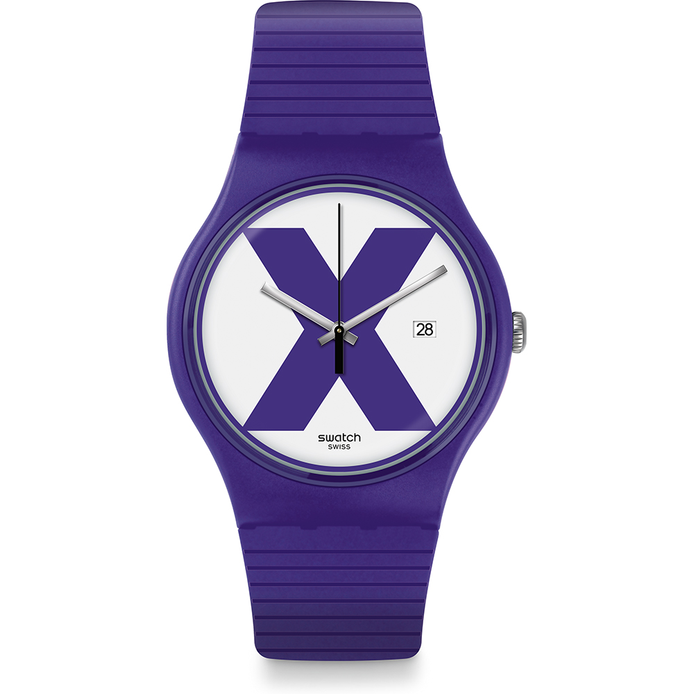 Relógio Swatch NewGent SUOV401 Xx-Rated Purple