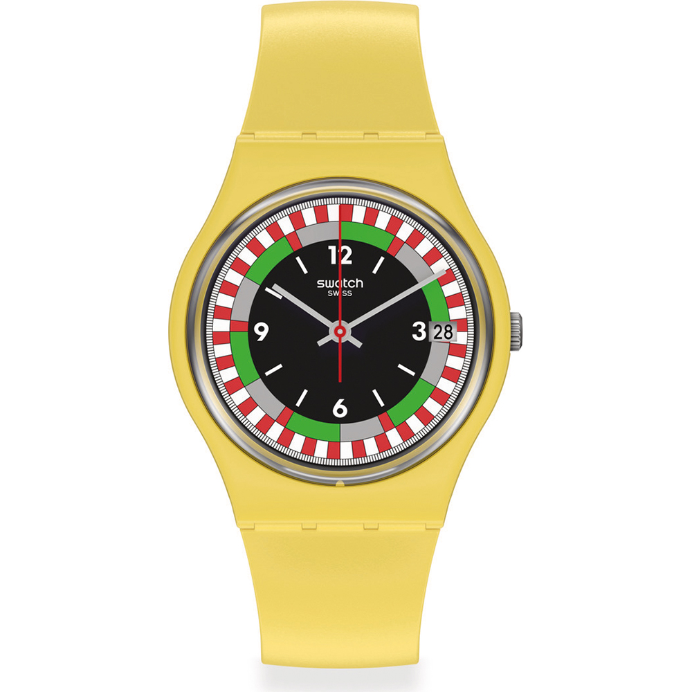 Relógio Swatch Standard Gents SO31J400 Yel_Race