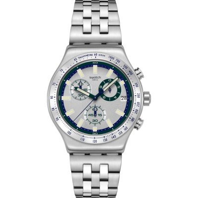 Relógio Swatch Irony - Chrono New YVS539G Midnight in the mirror