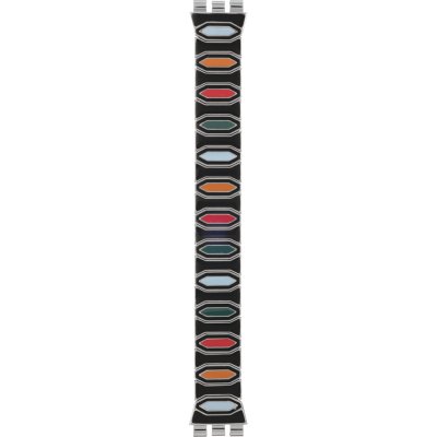 Bracelete Swatch Plastic - Originals Medium (34mm) /Access/Solar/Musicall/Stop - G/SK/SL/SR/SS/SO28 AGB282B GB282 Zainab Small