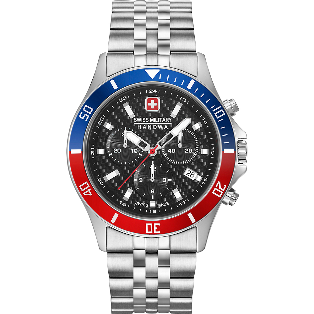 Relógio Swiss Military Hanowa Aqua 06-5337.04.007.34 Flagship Racer Chrono