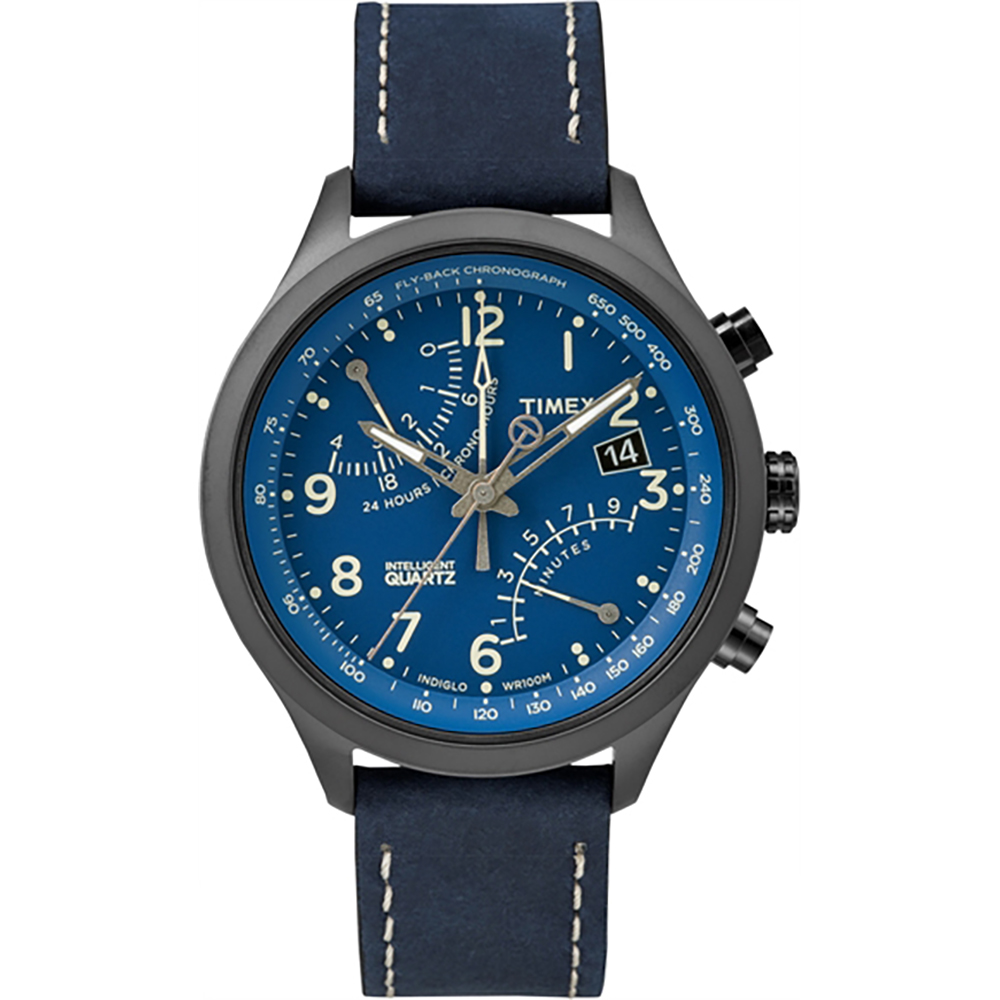 Relógio Timex IQ T2P380 IQ Fly-Back