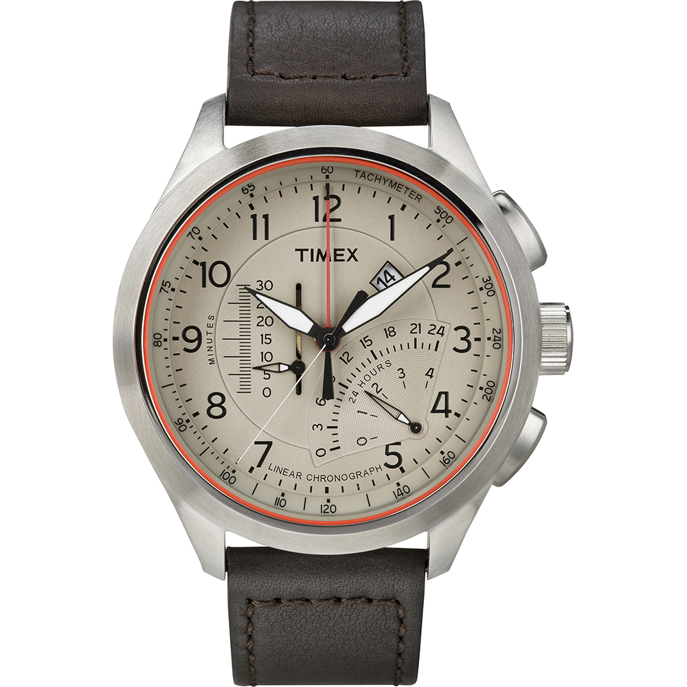 Timex Watch Chrono IQ Linear Chronograph T2P275