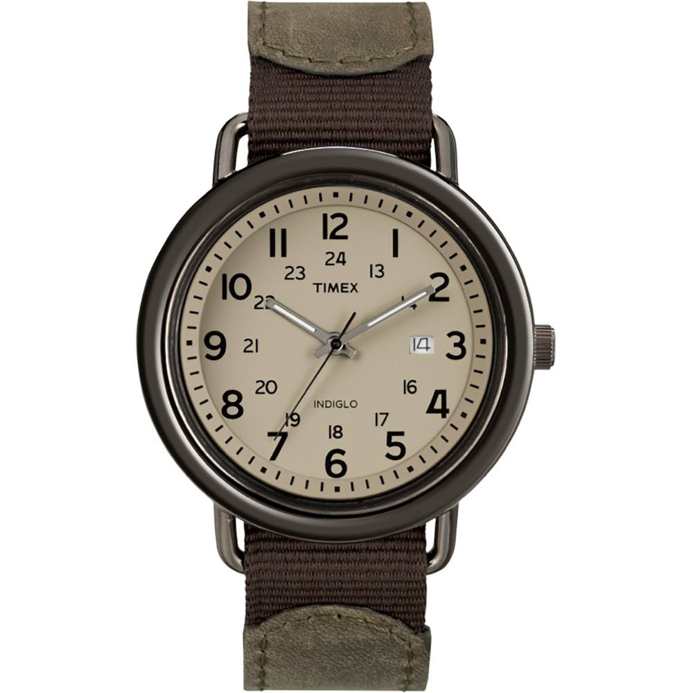 Timex Watch Time 3 hands Slip Thru T2P013