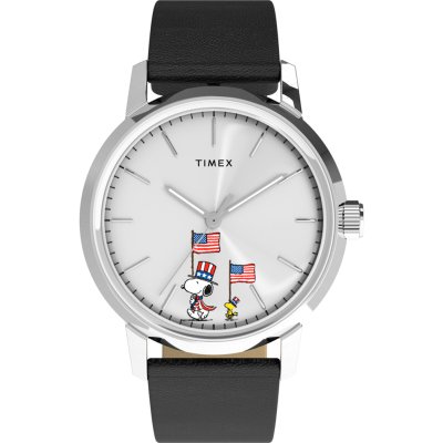 Relógio Timex X Peanuts TW2Y50300 Peanuts x Timex Marlin Automatic Americana