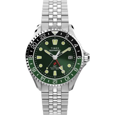 Relógio Timex Deep Water TW2Y64100 Deepwater Meridian 200 Automatic GMT