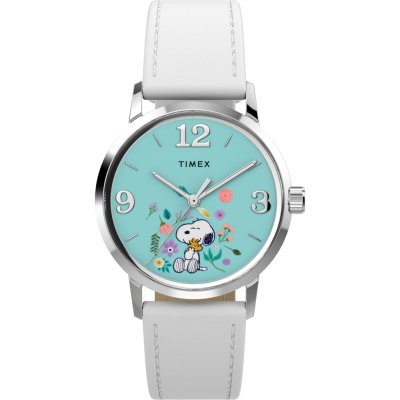 Relógio Timex X Peanuts TW2Y68800 Peanuts x Timex Marlin Flower Dial