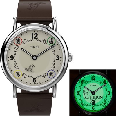 Relógio Timex Lab TW2Y76400 Harry Potter x Timex Weekender Slytherin House