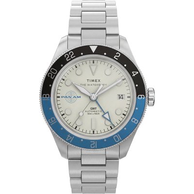 Relógio Timex Re-Issues TW2Y94300 Pan Am® x Timex® Waterbury Automatic GMT