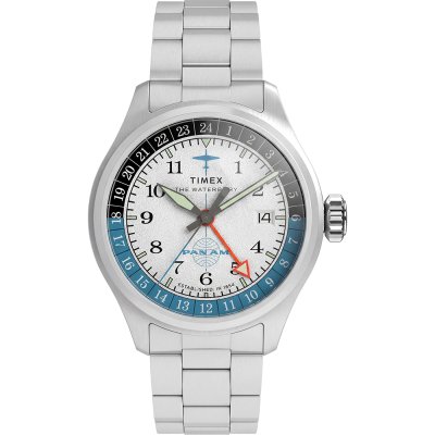 Relógio Timex Re-Issues TW2Y94600 Pan Am® x Waterbury GMT