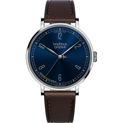 Relógio Walter Gropius New Bauhaus WGN-001-04Z Chicago 1937 Limited Edition